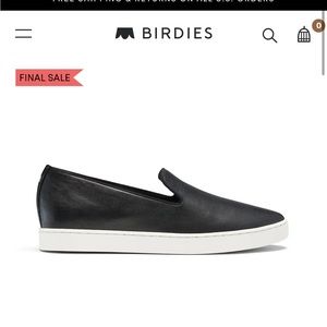 Black Leather Birdies NWT Brand New in Box